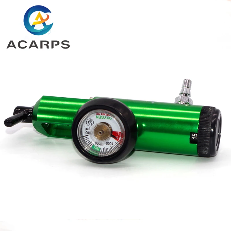 Газовый медицинский Регулятор давления кислорода 3000psi CGA870 1 15 л/мин|Клапан| |