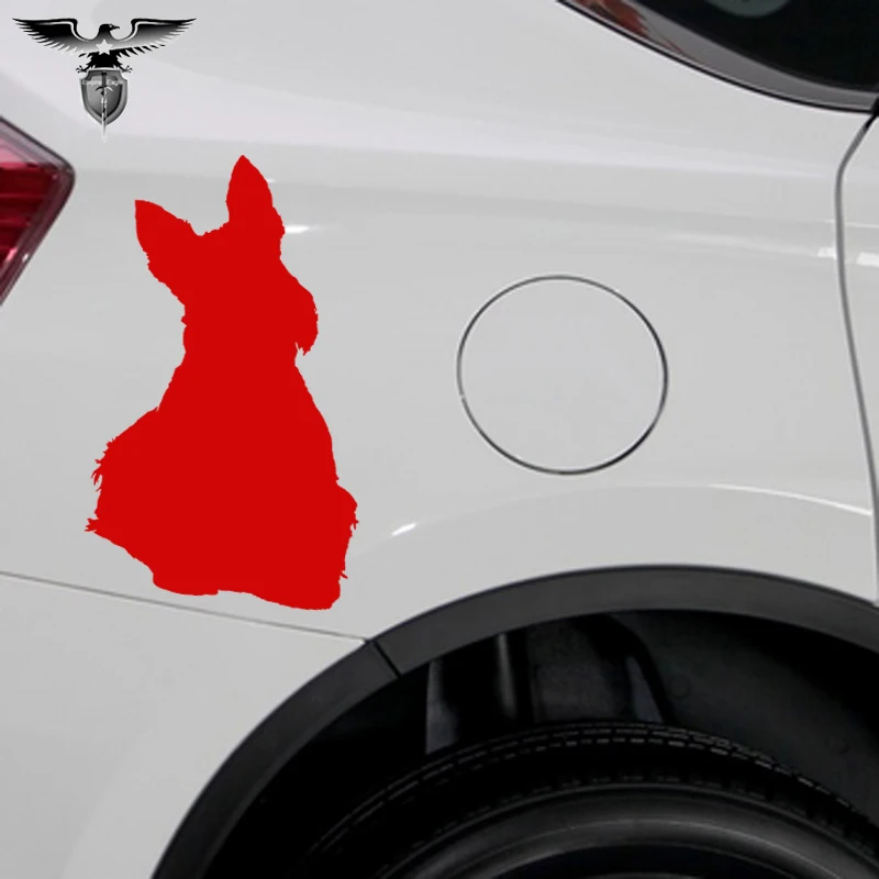 EmpireYing 3 Size 8 Colors Scottish Terrier Cute Pet Animal Model Dog Car Sticker Truck Window Bumper SUV Door Kayak Vinyl Decal |