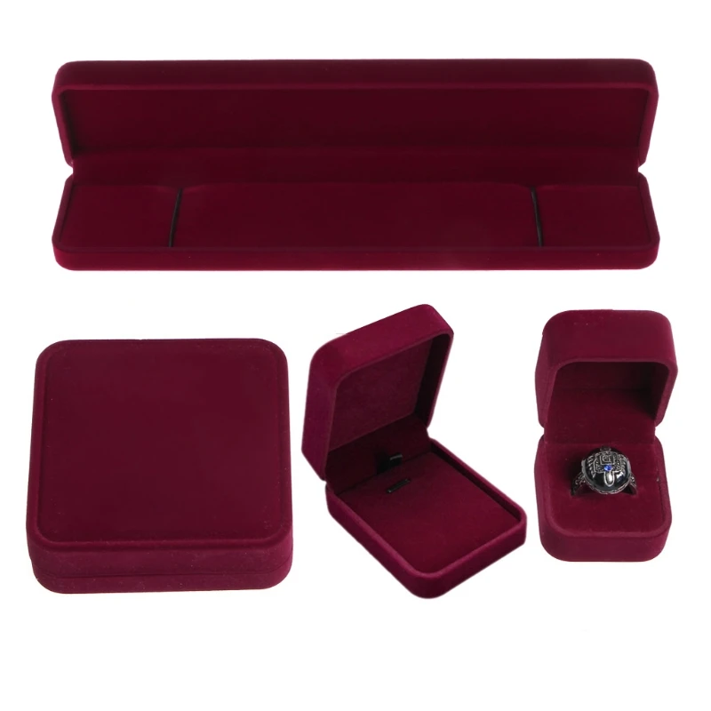 

1Pc Jewelry Necklace Storage Box Organizer Display Case