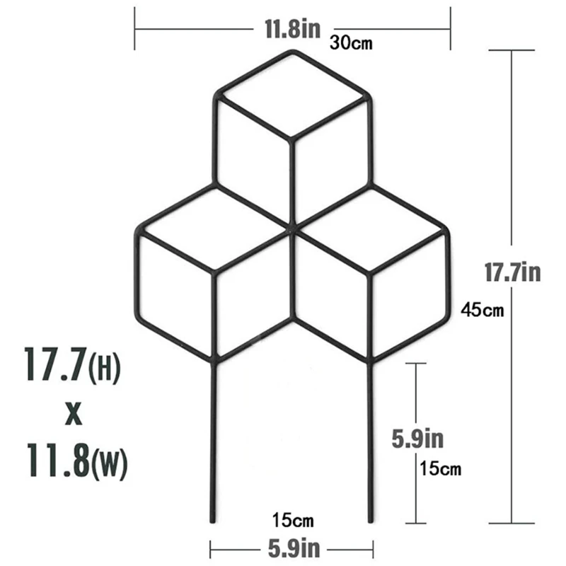 Решетчатая решетка WSND для сада металлическая опора горшечных растений сделай