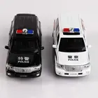 1:32 TOYOTA LAND CRUISER PRADO модель полицейского металлического автомобиля из сплава с откидной крышкой для детей подарки на день рождения игрушки Бесплатная доставка A171