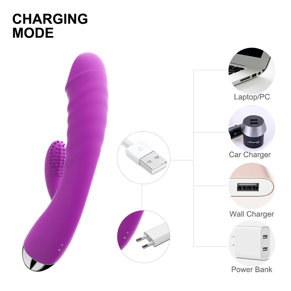 Vtin Секс Продукты 10 Скорость G spot массажер для тела Вибратор USB Перезаряжаемый