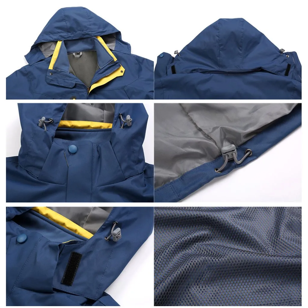 Мужская весенне-осенняя уличная/походная куртка ветровка для горного туризма и