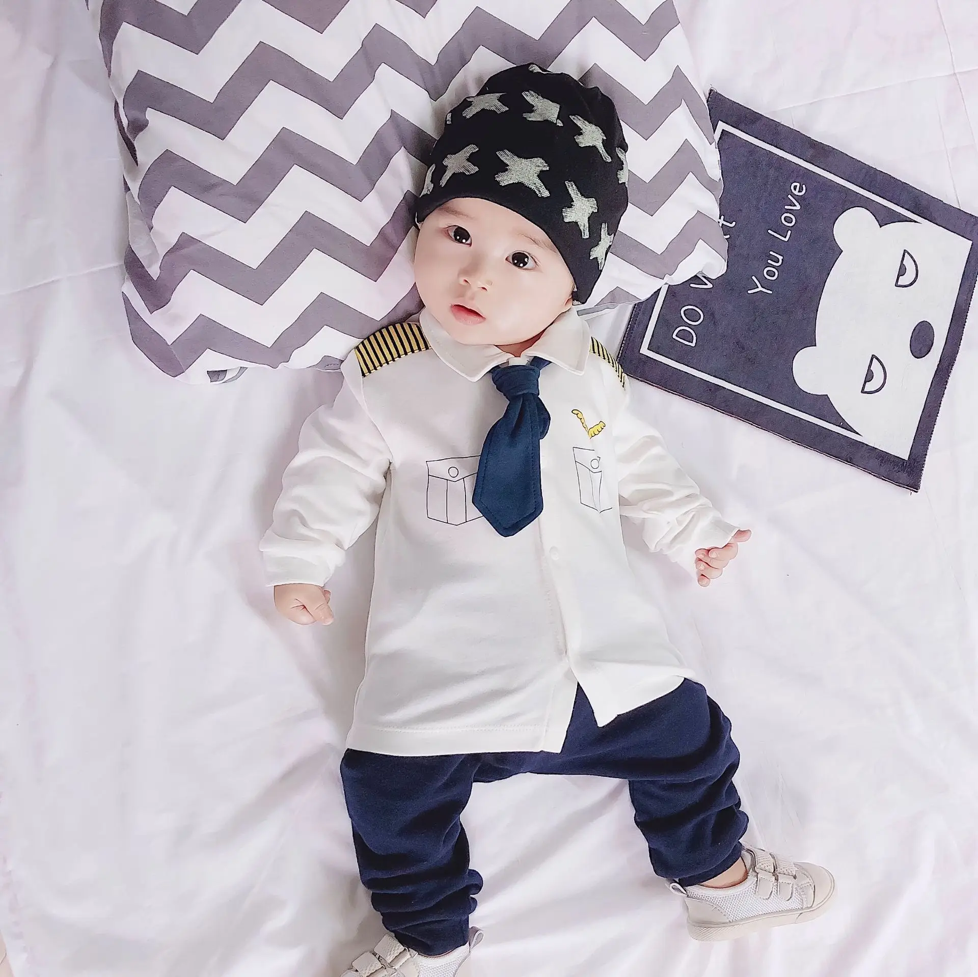 Детская одежда наряды для Дня благодарения костюм капитана джентльмена