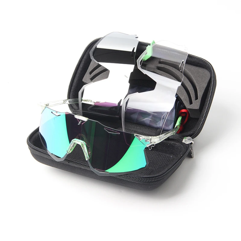 

2021 New Outdoor Sports Glasses For Cycling Outdoor Travel Wind and Sand Sunglasses Anti-Ultraviolet Multi-Color Goggles Set