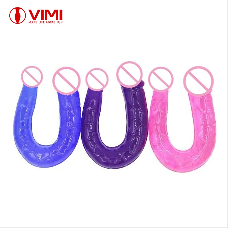 U-образные двухголовые фаллоимитаторы для увеличения пениса В Форме Дракона из