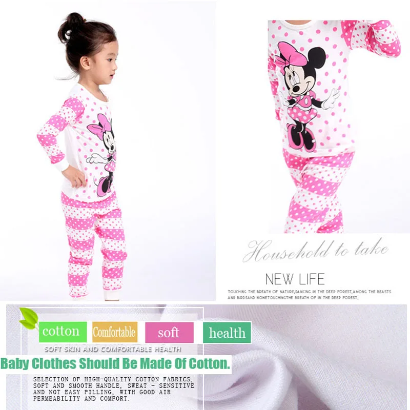 Детский пижамный комплект одежда для маленьких мальчиков и девочек Милая Пижама