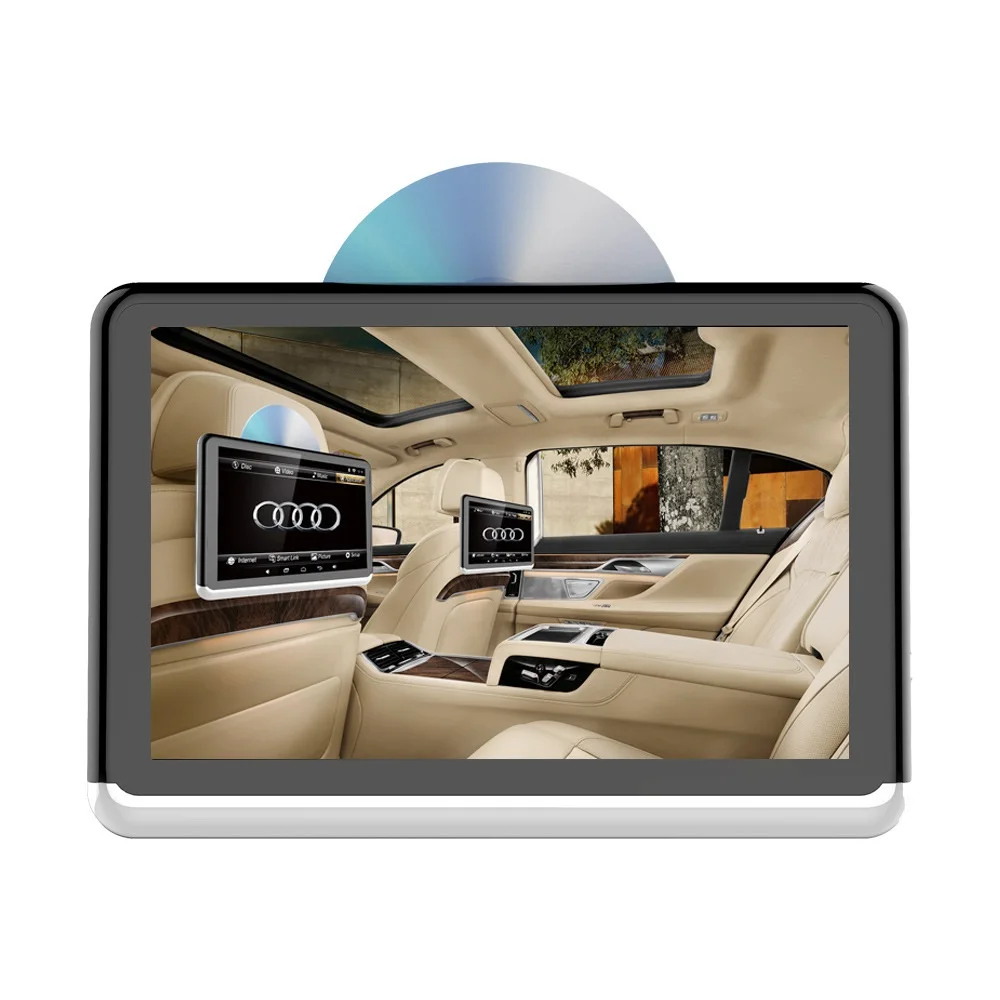 10 дюймов Автомобильный Подголовник DVD монитор плеер Android 6,0 HD 1080P Автомобильный видеорегистратор Поддержка WI-FI/HDMI/USB/SD/Bluetooth/FM передатчик
