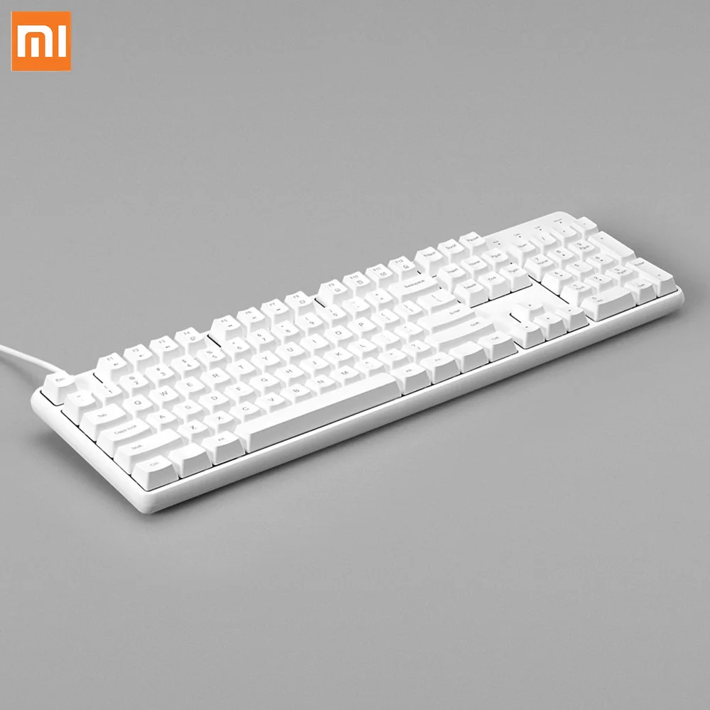 Оригинальный Xiaomi Yuemi MK03C TTC гибридный Вал 104 клавиш механическая клавиатура USB