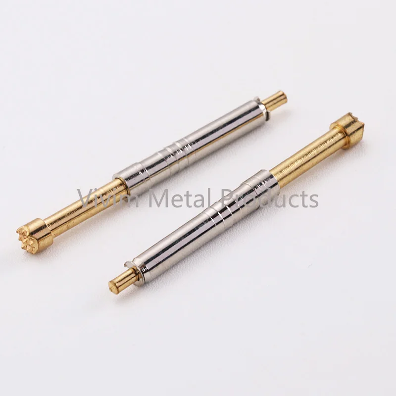 10/50 шт. 38 мм щуп игла наперсток пружинный испытательный зонд Сливовая головка