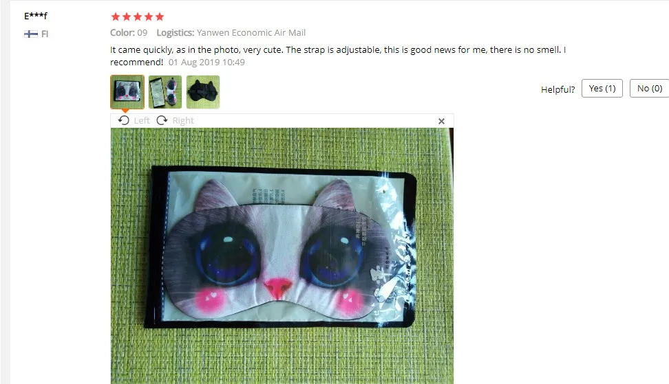 1PC Unisex 3D Cute Cartoon Creative Soft Cat Sleep Eye Mask Eyeshade Cover Shade Natural Sleeping Eye Patch Travel Blindfold