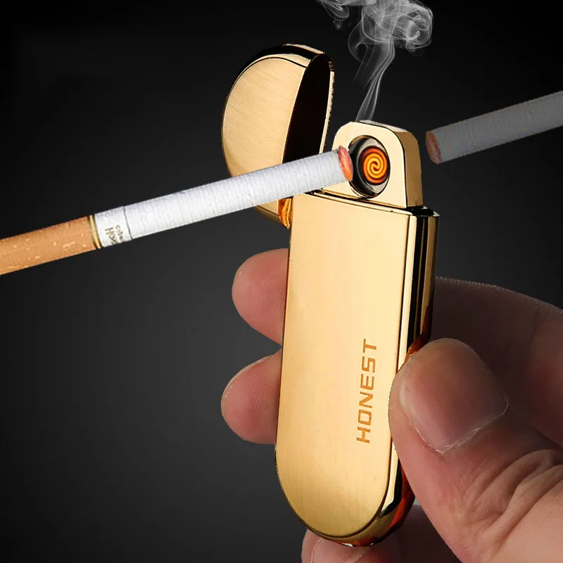 Зажигалка аккумуляторная с зарядкой от USB и защитой ветра | Дом сад