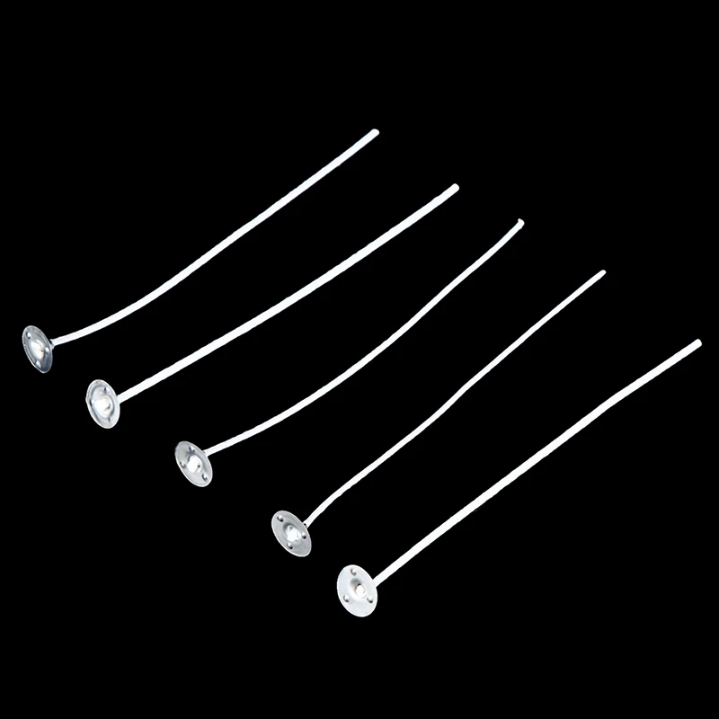 100 шт./компл. свечи фитили бездымный воск сердечник из чистого хлопка 12 см сделай