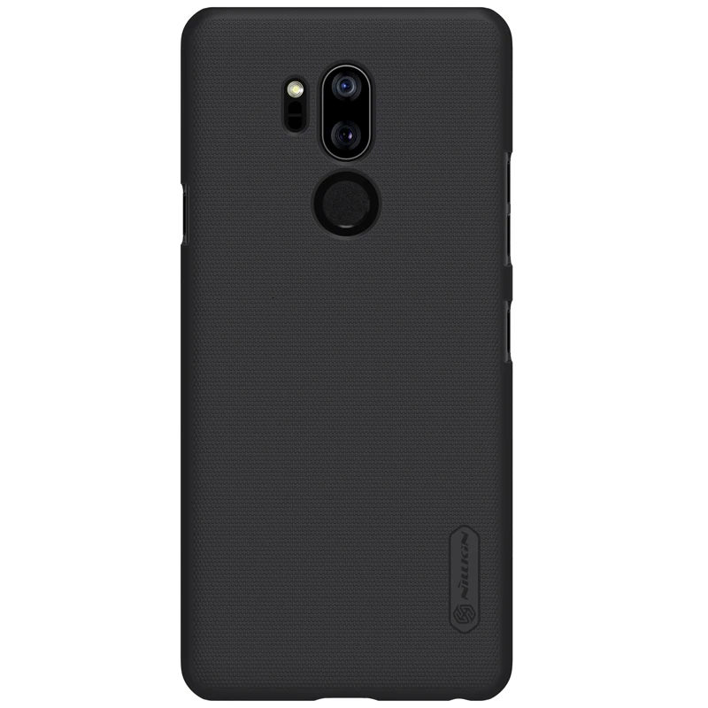 Black Чехол для LG G7/G7 ThinQ Nillkin матовый защитный чехол для LG G7 G710 чехол в подарок - Цвет: Black