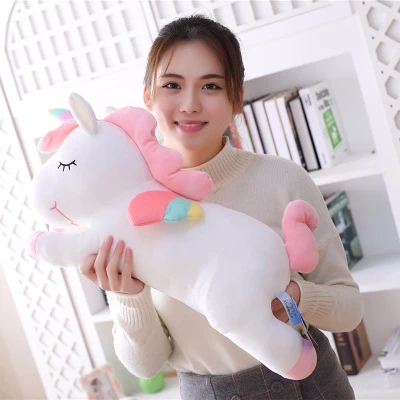 Супер большой 50 80 см Единорог Мягкие игрушки животные куклы плюшевая игрушка