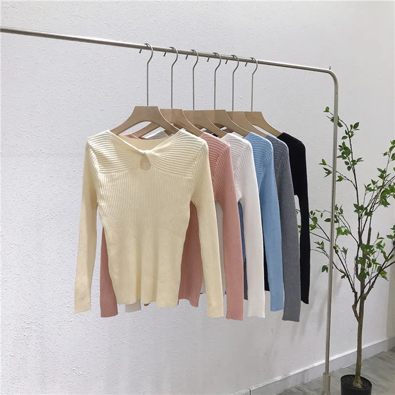

New Fashion Autumn Winter Sweaters Women Pullovers Sweater Slim Half-neck Warm Female Knitted Elasticity Sweaters Casual Jumper