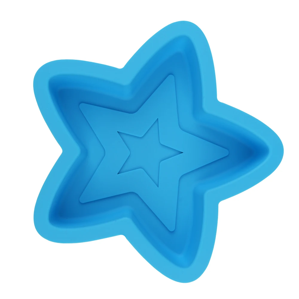 Силиконовая форма для выпечки пятиконечная звезда торта инструменты в духовке
