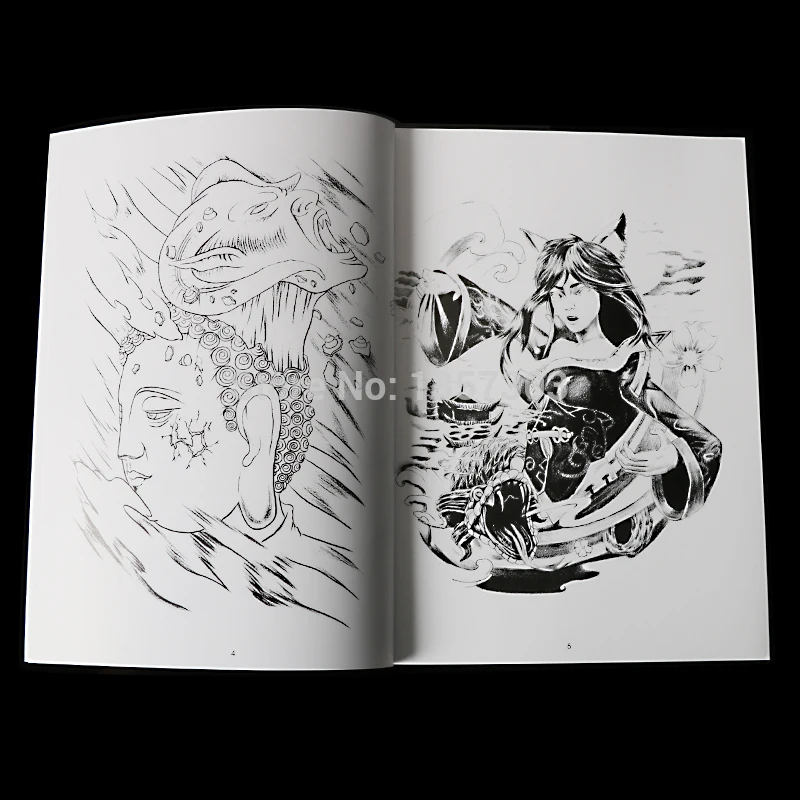 Liuli новая татуировка традиционная рукопись полный рюкзаков руки Хуа Дэн гейша