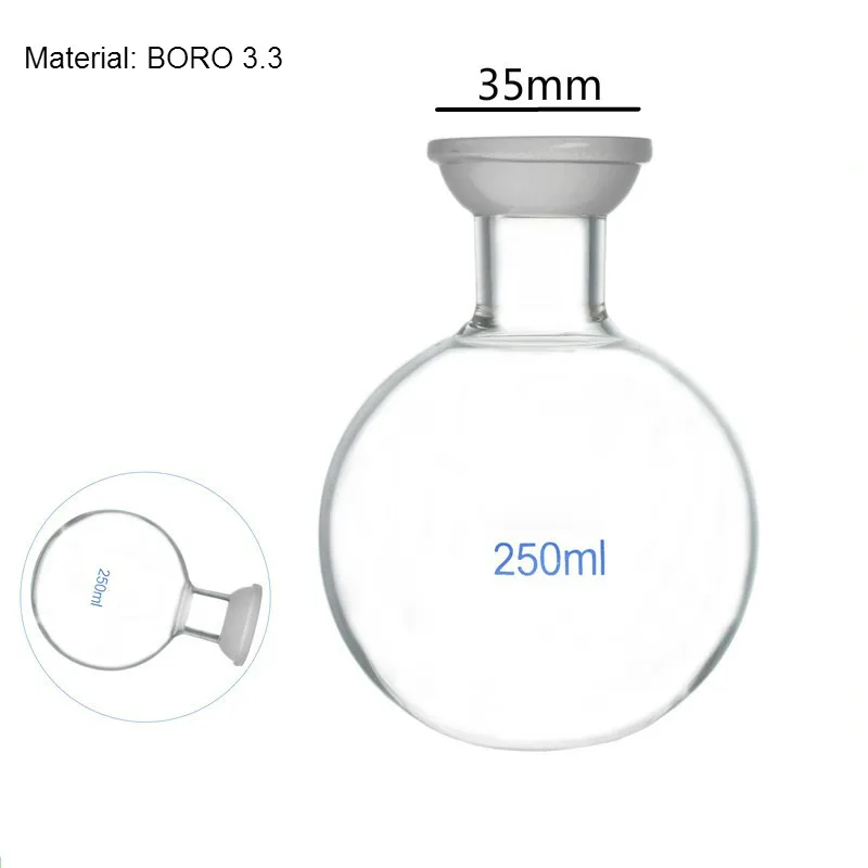 Получение фляга роторный испаритель аксессуары стеклянная посуда для