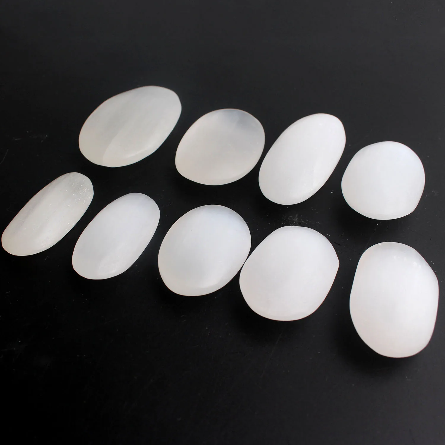 1 шт. прозрачная белая селенит гипсовая ладонь искусственная мощность подарок