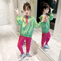 girls suits sweatshirts%c2%a0 pants kids cotton 2021 classic spring autumn teenagers for 4 12 years children%c2%a0clothing set outfits