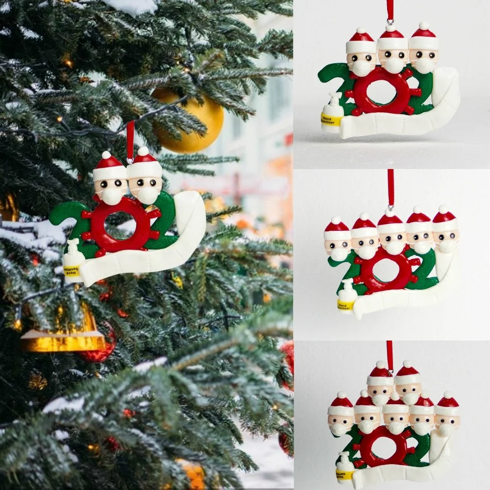 

Christmas Ornament DIY Name Blessings Soft Clay Mask Snowman Christmas Tree Hanging Pendant
