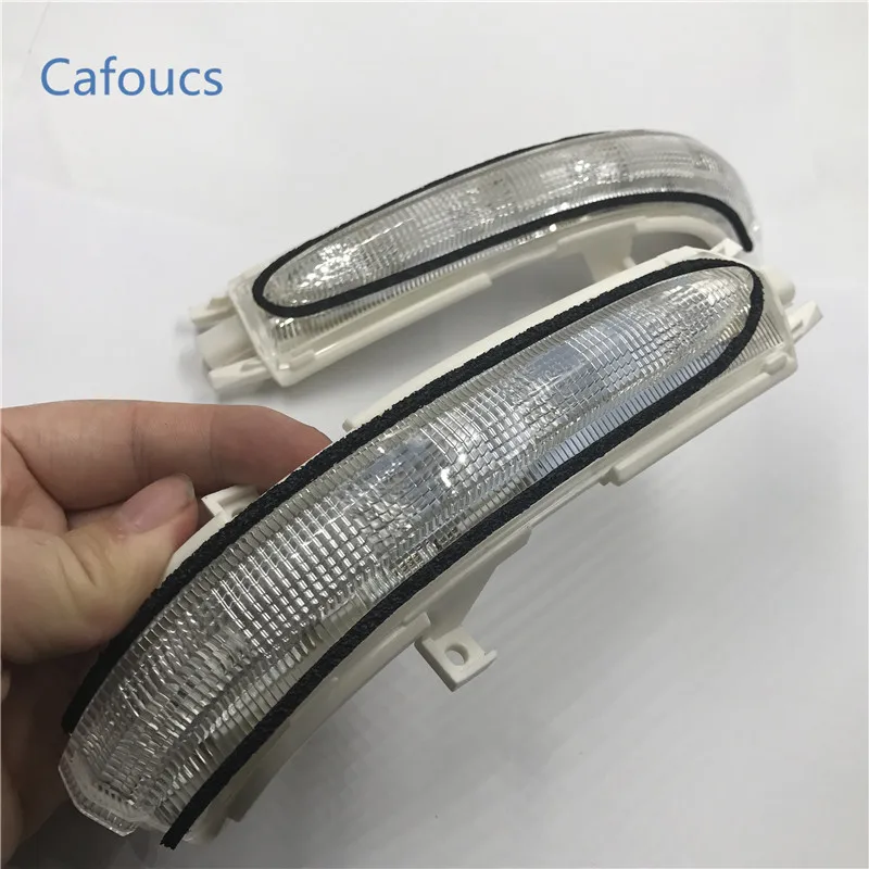 Cafoucs Автомобильное зеркало заднего вида светодиодный сигнальный фонарь боковые