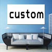custom make any wall art picture for home living room decor cartoon painting movie anime game poster canvas painting gift