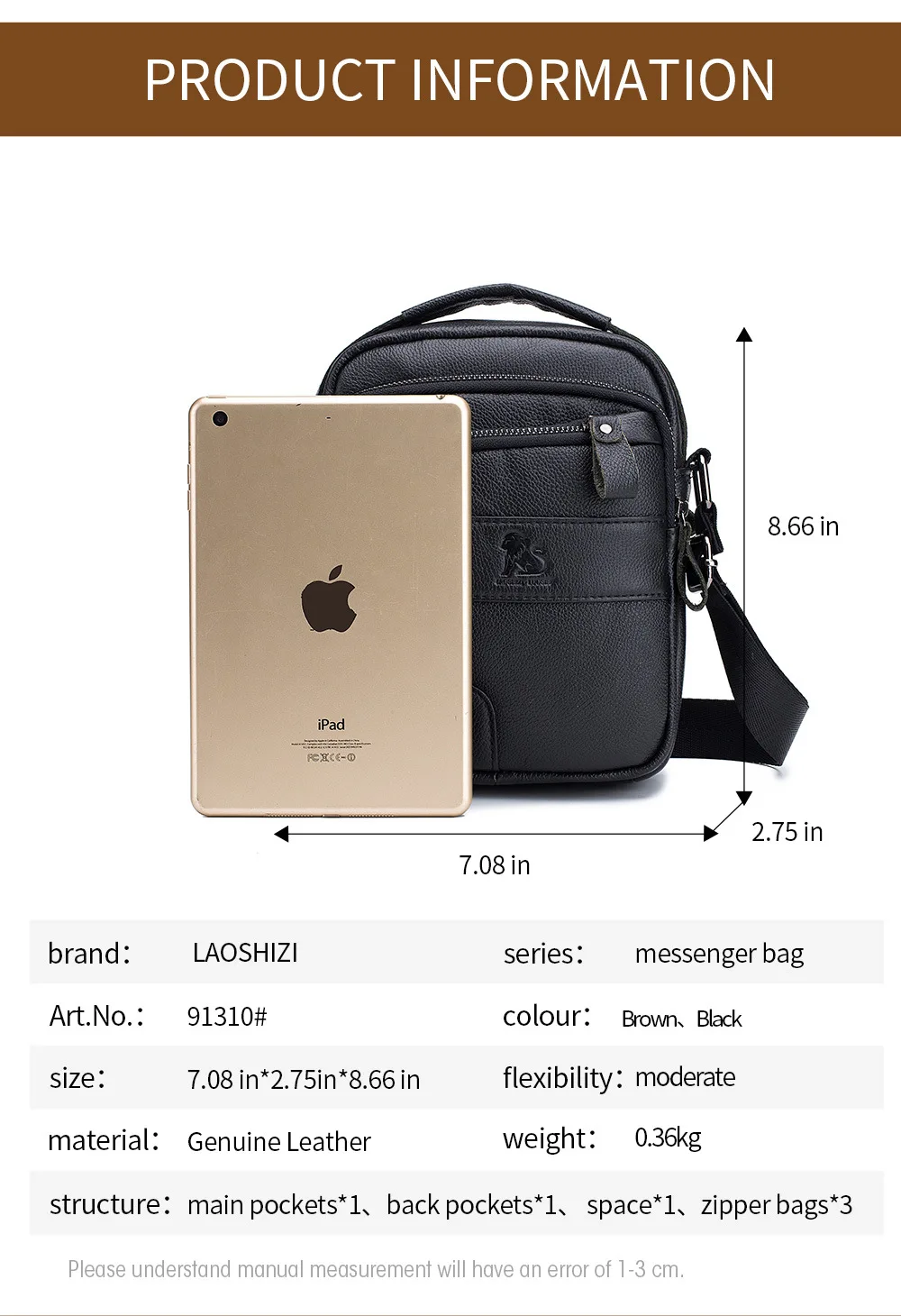 

Luxury Brand Genuine leather Men Messenger Bags Large Capacity Crossbody Bags Designer Men's Shoulder Bags Male Handbag