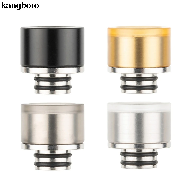

Stainless Steel Driptip Vape Mouthpiece For 510 RDA RTA RBA RDTA Atomizer Coil Father SS Anti-spit Back 510 Drip Tip MTL