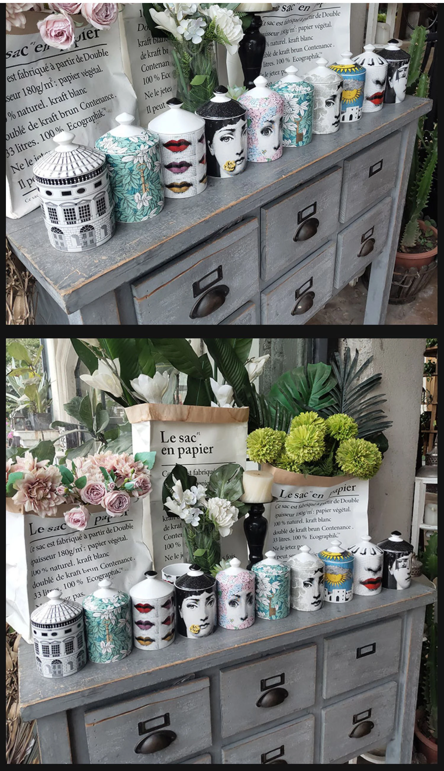 Женская банка для лица пустой подсвечник коробка косметических кистей ручек с