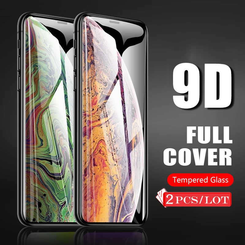 2 шт./лот 9D Защита экрана для iPhone 11 Pro Max aiphone закаленное стекло aphone11 Закаленное