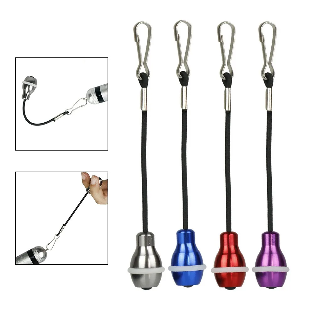 

Fishing Rod Lanyard 14cm Safety Rope Secure Retractable Coiled Tether For Landing Net Fishing Boating Snorkeling Outdoor Tools