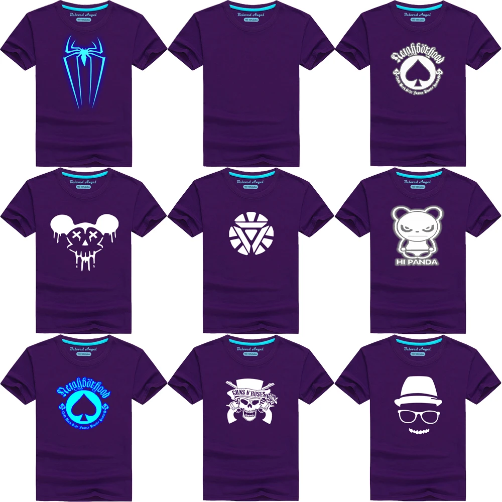 

Детская футболка с 3D рисунком, светящаяся футболка для детей, забавные Графические Топы в стиле Харадзюку, суперкрутая футболка для мальчиков и девочек 3-15 лет