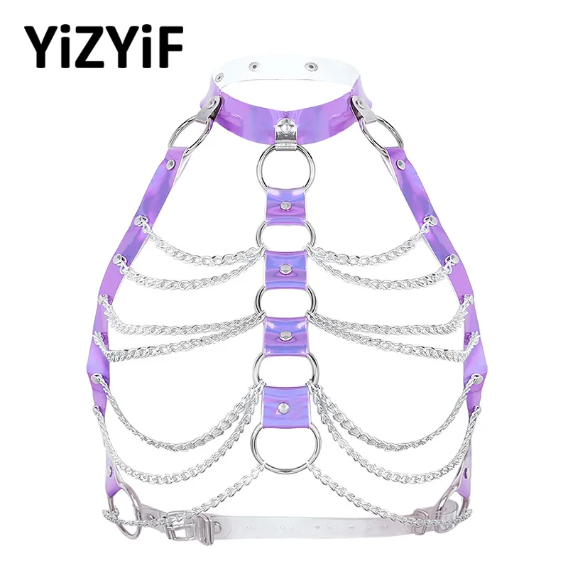 

Женское нижнее белье, готический бюстгальтер, подвязки, яркий цвет, ПВХ, лямка через шею, тело, бюст портупея, пояс для ролевых игр, клубная од...