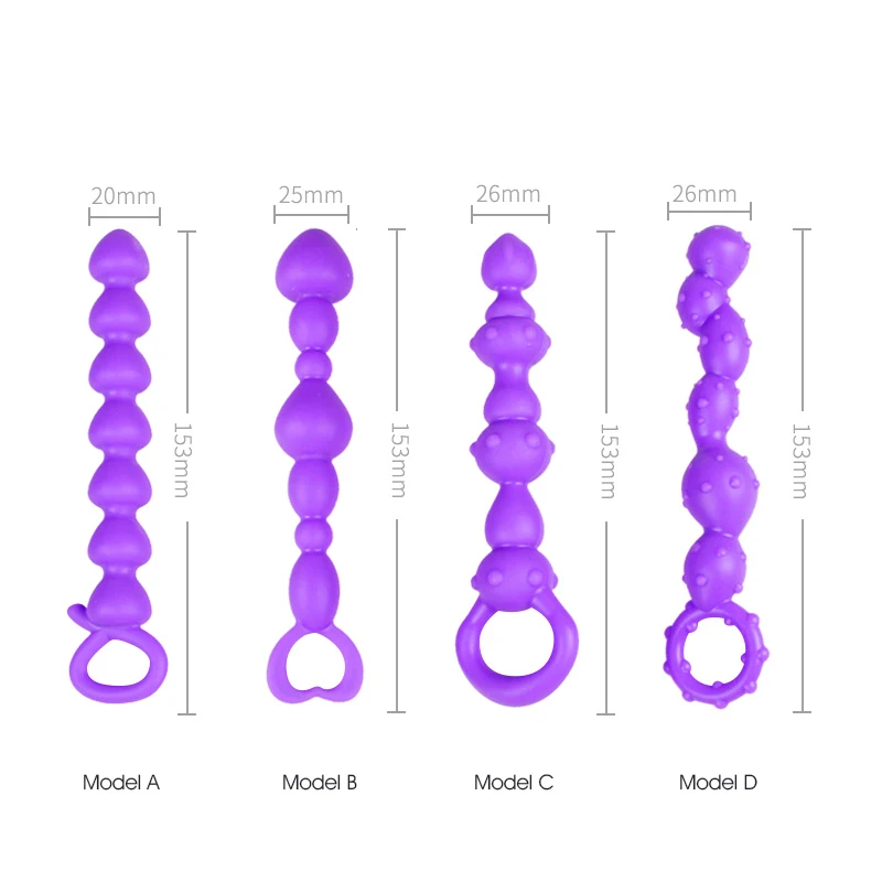 Эротические мягкие анальные бусины силиконовая Анальная пробка фаллоимитатор
