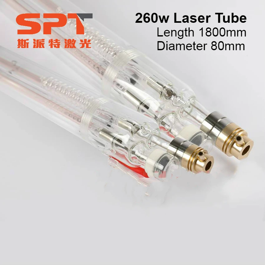 260 Вт SPT высшего класса лазерная трубка стабильная мощность|Запчасти для