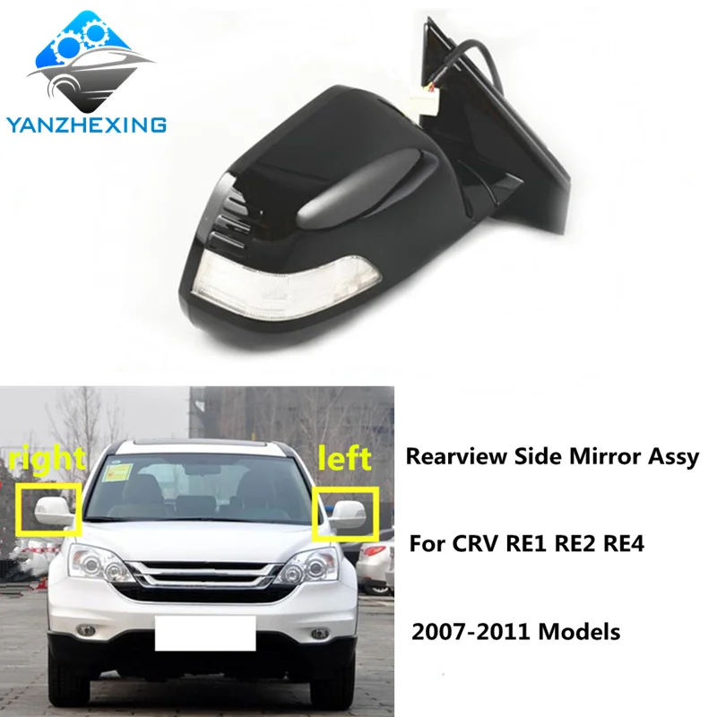 Автомобильный Стайлинг Авто складное Отопление LED Наружное заднего вида боковое