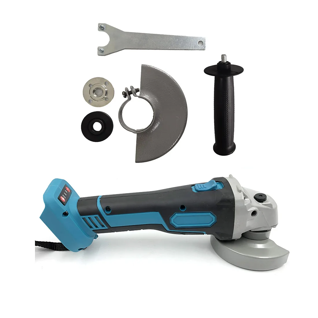 

Cordless Brushless Angle Grinder Body No Batteries For Makita 18-21V Battery Brand New And High Quality