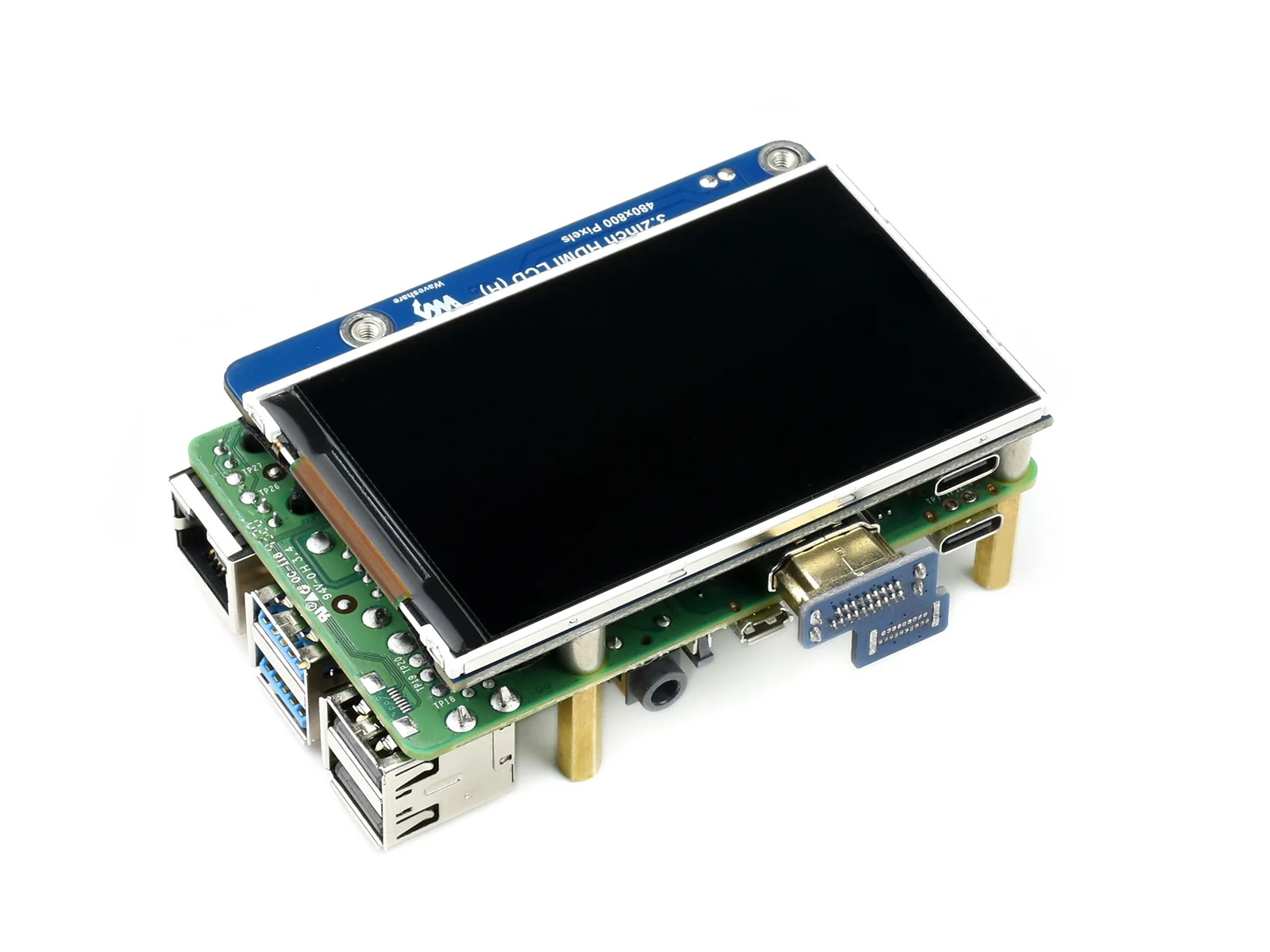 3 2 дюймовый HDMI LCD (H) IPS дисплей 480X800 регулируемая яркость без касания поддерживает