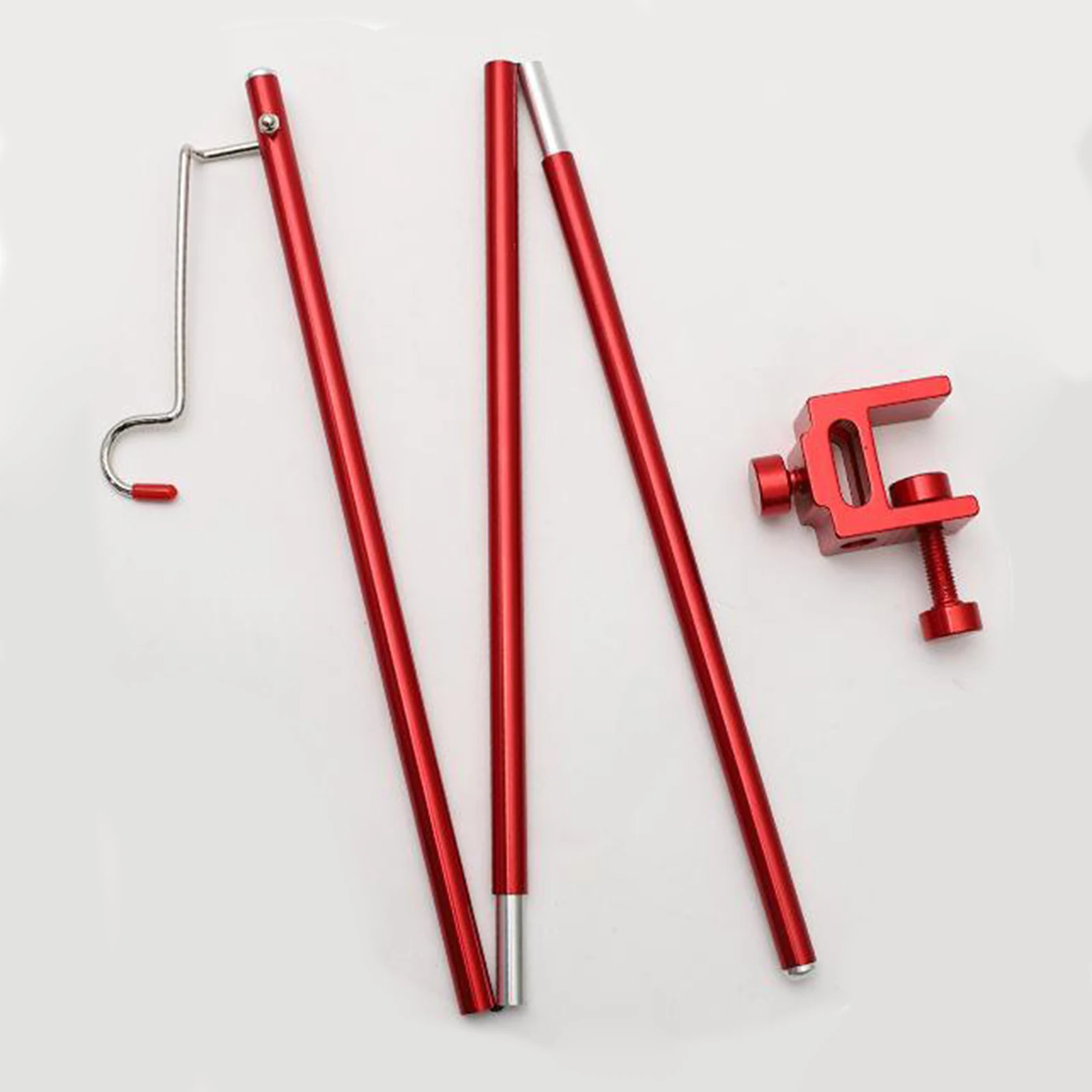 

Outdoor Portable Folding Lamp Pole Aluminum Alloy Hiking Camping Ultralight Tent Lantern Fixing Stand Light Holder