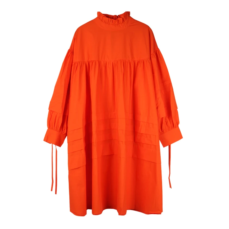 

White Cotton Dress Plus Size Women 2021 Spring Summer Black Yellow Blue Loose Casual Fashion Oversized Dresses Lady 4XL