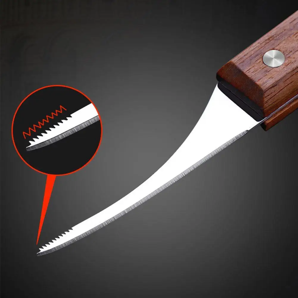 Shrimp Peeler Kitchen Appliances Portable Steel Shrimp Deveiner Supplies Lobster Tools Practical Kitchen Fishing Knife N3P4