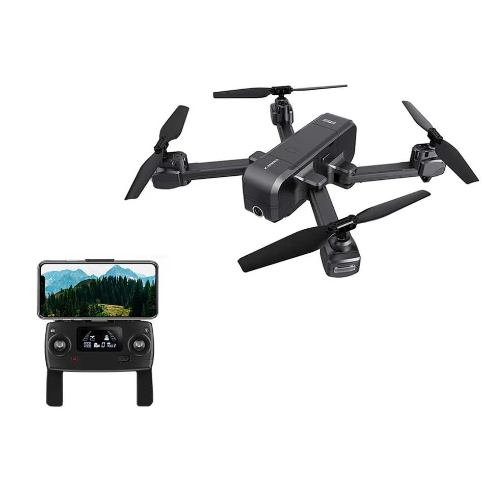 MJX R/C Technic X103W gps складной Радиоуправляемый Дрон RTF точка интерес/следующий режим механический карданный стабилизатор 2K камера Дрон