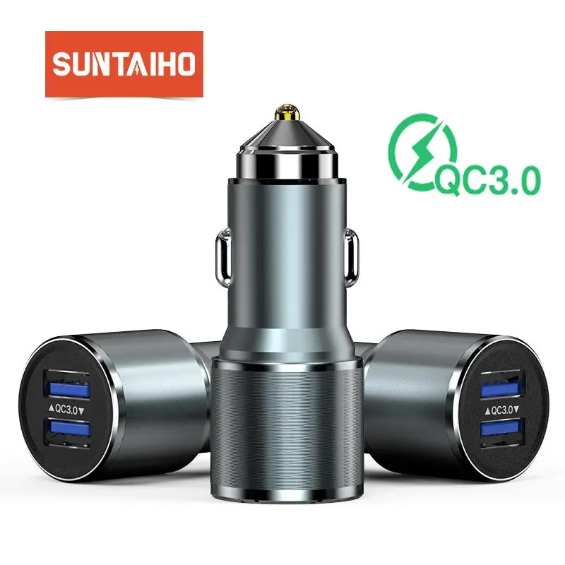 Автомобильное зарядное устройство Suntaiho Mini USB для планшетов QC3.0|Зарядные