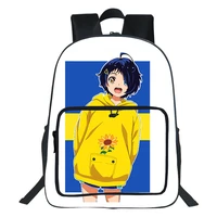wonder egg priority backpack students school bag teenagers school backbag cute bookbag boys girls bags anime cosplay rucksack