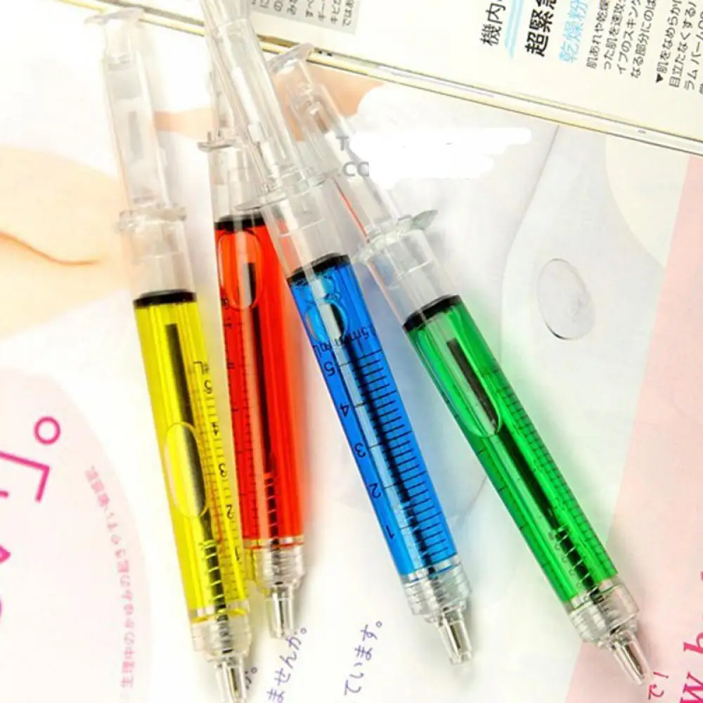 1 шт. милый Креативный новый подарок врача медсестры жидкостной шприц шариковая