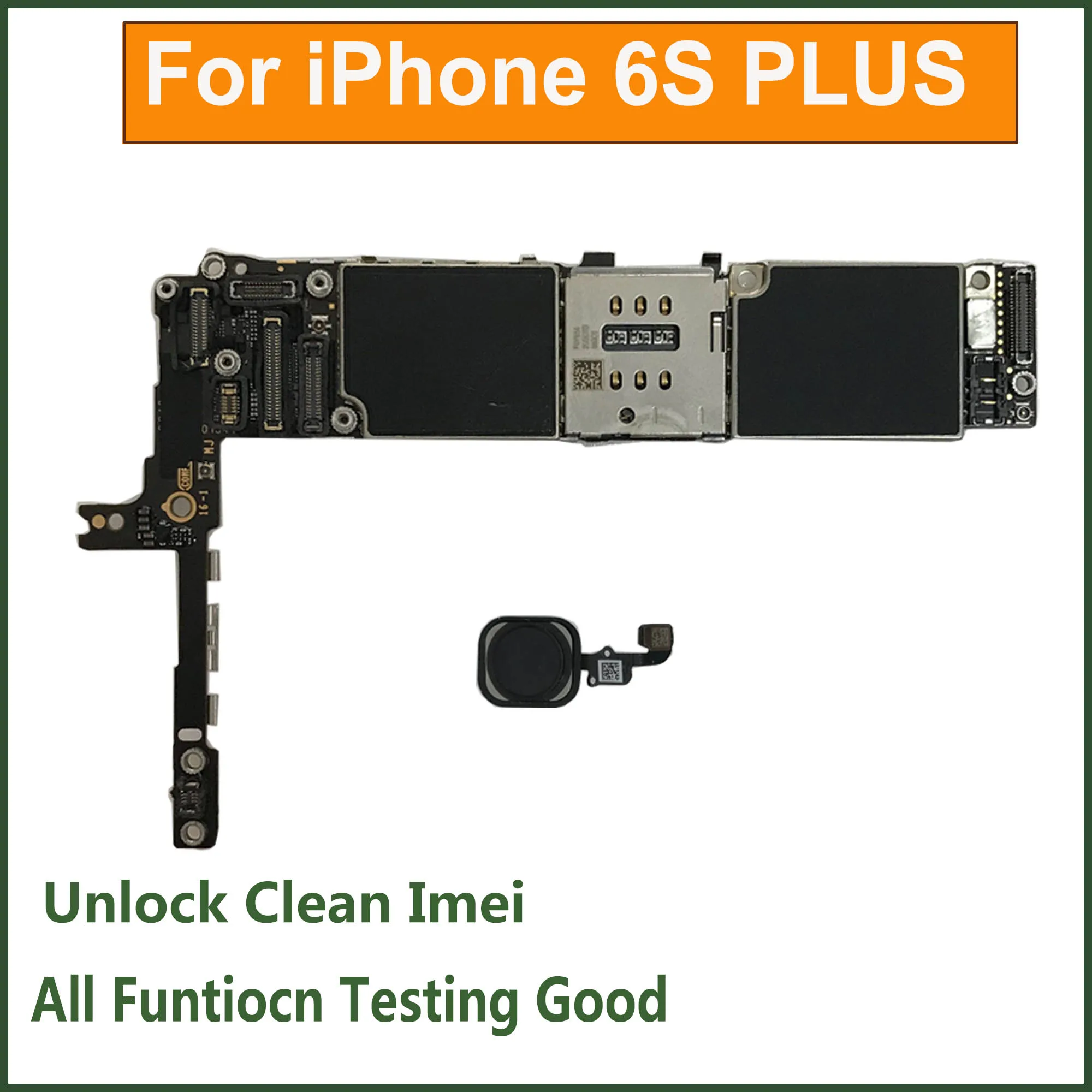 Tehxv оригинальная материнская плата для iPhone 6S Plus с Touch ID 16 Гб 64 32 г цвета: золотистый