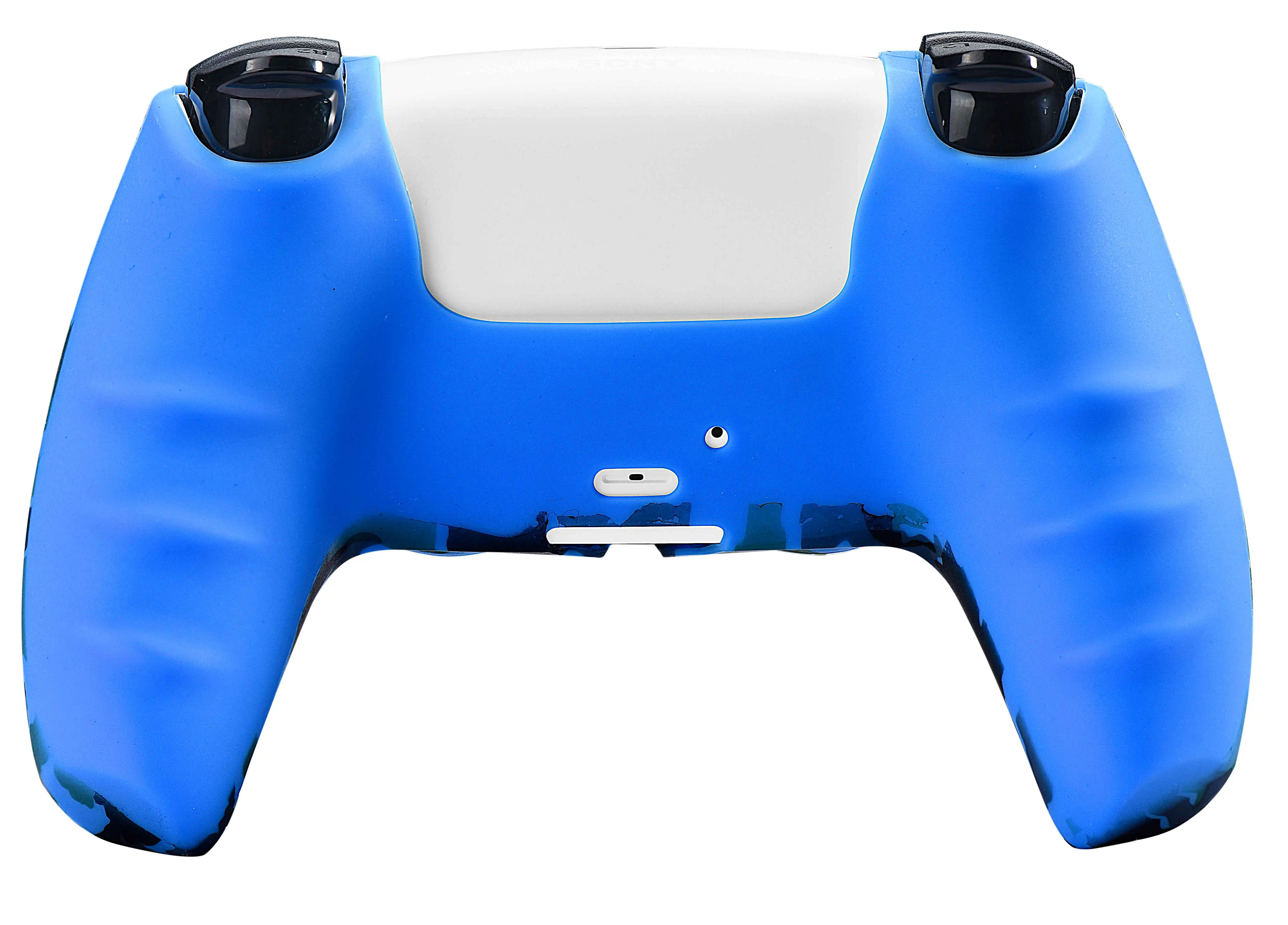 Водная печать Резина силикон чехол кожа для Sony PS5 Dualsense контроллер с PRO захваты