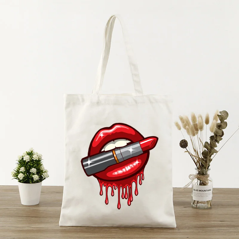 Сексуальные красные губы и макияжные нашивки для одежды самодельные футболок